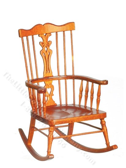 Miniature Victorian Boston Rocking Chair [JBM JJ09020WN] | The Little ...