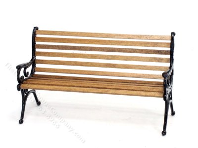 (image for) Miniature Garden Bench for Dollhouses