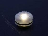 (image for) Miniature LED Frosted Round Ceiling Light w/ Wand for Dollhouse