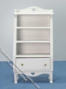 (image for) Miniature White Cabinet for Dollhouses