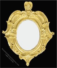 (image for) Miniature Mirrored Frame For Dollhouses
