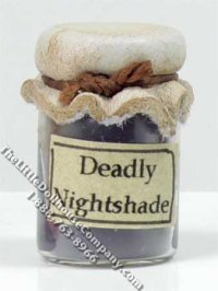 (image for) Miniature Jar of Deadly Nightsade Potion for Dollhouses