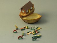 (image for) Dollhouse Miniature Noah's Ark Set