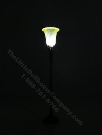 (image for) Miniature Brass Yellow Torche Floor Lamp by Jim Pounder