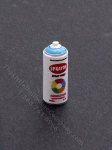 (image for) Miniature Spray Paint Can for Dollhouses