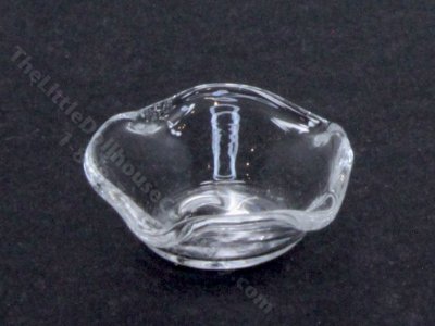 (image for) Miniature Ruffled Glass Dish