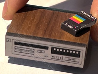 (image for) Miniature VCR for Dollhouses