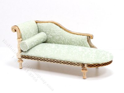 (image for) Miniature Chaise for Dollhouses, Unfinished