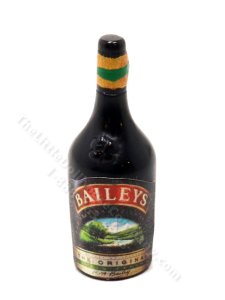 (image for) Miniature Baileys Bottle for Dollhouses