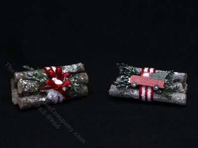 (image for) Miniature Holiday Firewood Bundle for Dollhouses (1pc)