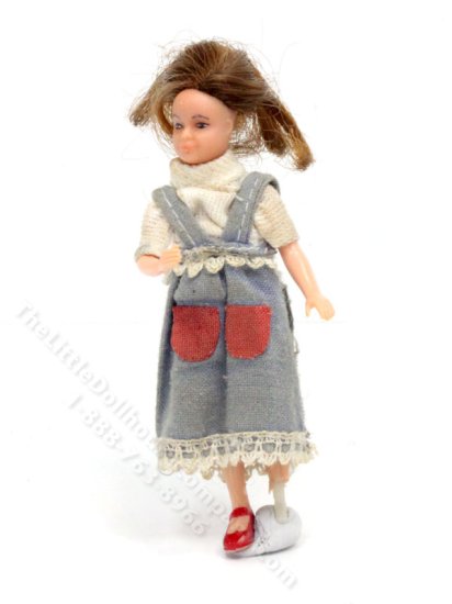 (image for) As-Is 1/18th Scale Brunette Girl