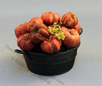 (image for) Dollhouse Miniature Autumn Pumpkins