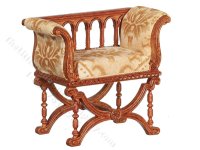 (image for) Miniature Curule Chair for Dollhouses