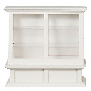 (image for) Miniature White Store Display Case for Dollhouses