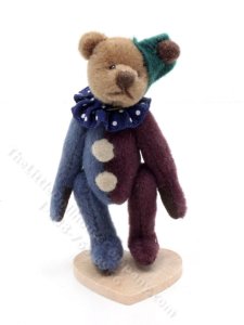 (image for) Miniature Joker/Jester Bear by Ganz