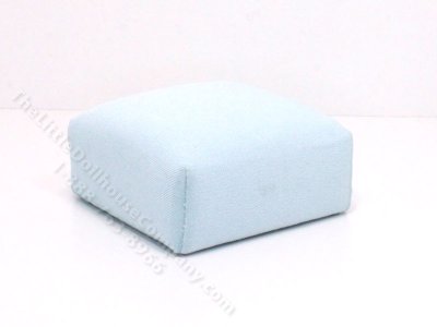 (image for) Miniature Light Blue Ottoman by PRD Miniatures