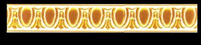 (image for) Dollhouse Scale Model Wallpaper Gold Borders