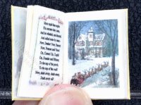 (image for) Miniature Book: 'A Visit of St Nicholas'
