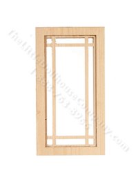 (image for) Miniature Single Prairie Window For Dollhouses
