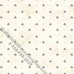 (image for) Black Swiss Dot Pattern Miniature Wallpaper for Dollhouses