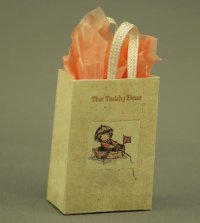 (image for) Dollhouse Scale Model Little Bear Paper Shopping Bag