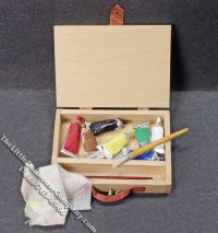 (image for) Artist's Wooden Paint Box by Amy Robinson for Dollhouses