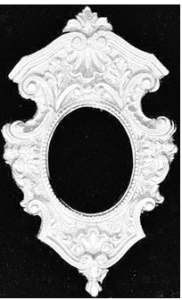(image for) Dollhouse Scale Model Ornate Picture Frame