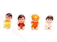 (image for) Set of 4 Baby Dolls for Dollhouses