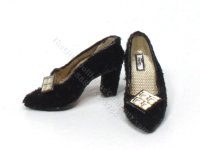 (image for) Miniature Suede Pumps with Diamond Accent by Judith Blondell