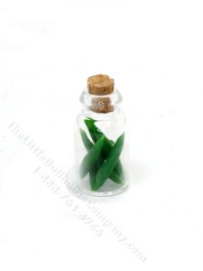 (image for) Miniature Jar of Green Beans for Dollhouses
