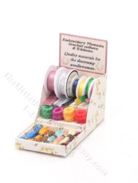 (image for) Miniature Sewing Shop Counter Display