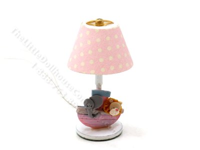 (image for) Miniature 12v Children's Table Lamp for Dollhouses - Noah's Ark