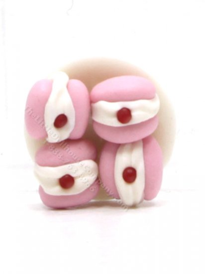 (image for) 1/2 Scale Miniature Pink Meringues by Charlotte Willmott