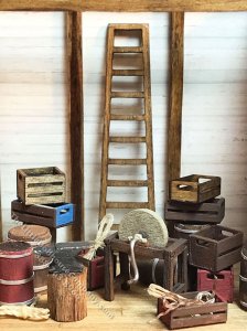 (image for) 1:48 Scale Miniature Tool Shed Kit #2