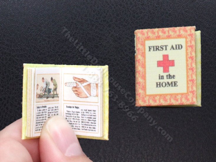 (image for) Miniature Book: First Aid in The Home