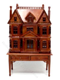 (image for) Unfinished 1:144 Scale Doll's Dutch House