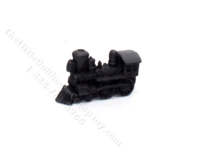 (image for) Miniature Black Metal Train Engine