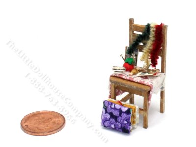 (image for) Half-Scale Miniature Colonial Sewing Chair by Taylor Jade