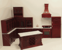 (image for) Julia's Twelve Piece Mahogany Kitchen Set