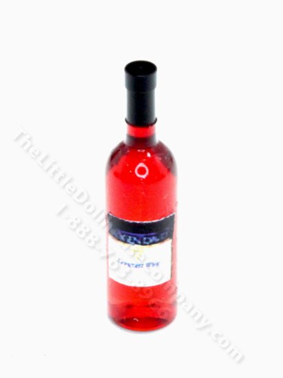 (image for) Miniature Bottle of Mogen David Concord Wine for Dollhouses