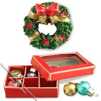 (image for) Miniature Christmas Decorations for Dollhouses