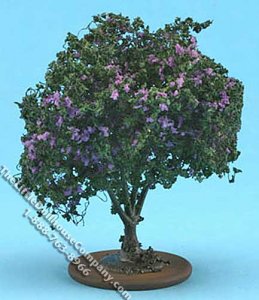 (image for) Miniature 2" Lilac Bush for Dollhouses