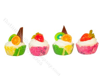 (image for) Miniature Assorted Cupcakes for Dollhouses (4pcs)
