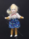 (image for) As-Is Vintage Flexible Girl Doll in Blue Dress by Erna Meyer