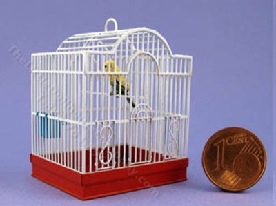 (image for) Dollhouse Scale Model Bird Cage by Pierluigi