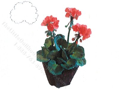 (image for) Miniature Geranium Laser Cut Leaves Kit