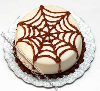 (image for) Dollhouse 1/2 Scale Model Ecru Spider Web Cake