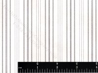 (image for) Black Stripe Parchment Miniature Wallpaper for Dollhouses