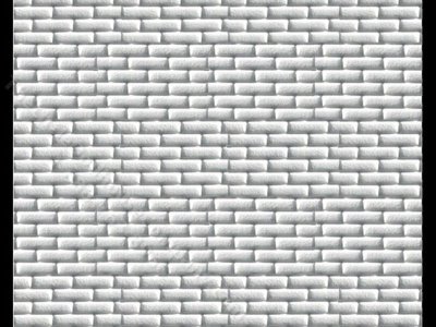 (image for) Miniature Stone and Brick Panel for Dollhouses