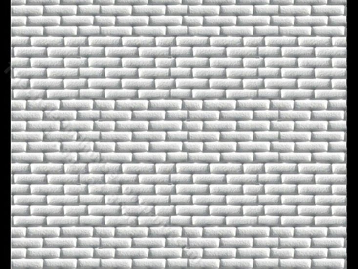 (image for) Miniature Stone and Brick Panel for Dollhouses